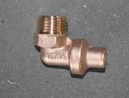 Customized brass screw pipe fitting with all kinds of finishes, OEM orders can be customized