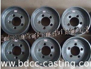 ductile iron casting, wheel hub, sand casting