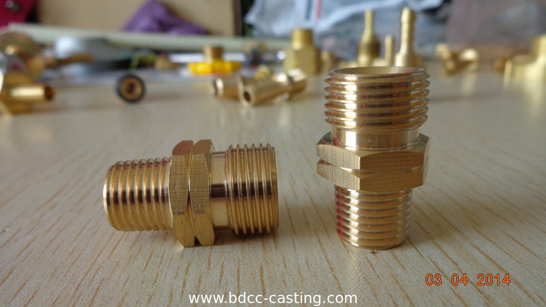 Customized brass hose fitting with all kinds of finishes, made in China professional manufacturer