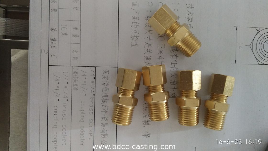 Brass fittings, containing no lead, environment-friendly