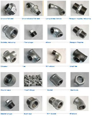 malleable cast iron pipe fittings