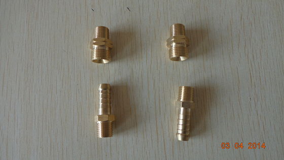 Customized brass hose fittings with all kinds of finishes, made in China professional manufacturer