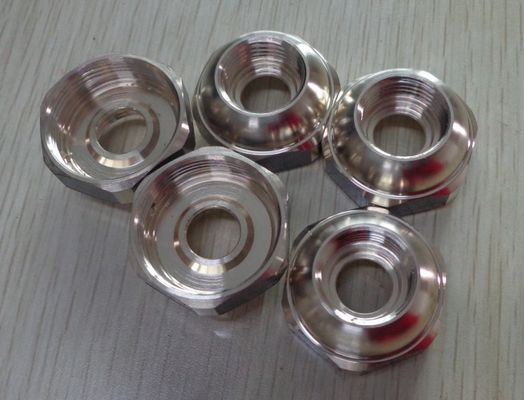 CNC machining brass fittings with nickle plated, made in China professional manufacturer