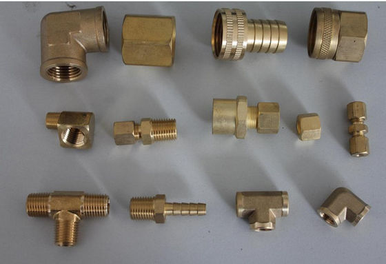 CNC machining brass connectors, made in China professional manufacturer