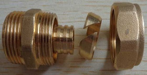 Brass Tee, Custom CNC Brass Connector Products, made in China professional manufacturer