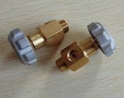 Customized Brass Water Meter Connector with all kinds of finishes, made in China professional manufacturer