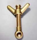 Brass eye bolts, Custom CNC Brass Connector Products, made in China professional manufacturer
