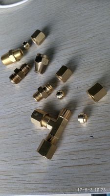 Customized CNC COMPRESSION FITTING RANGE, TEE, ELBOW, COUPLING, adapter, made in China professional manufacturer