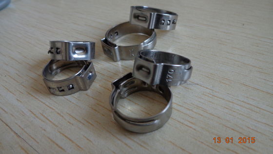 Single ear stainless steel tube clamp,Customized stainless steel hose clamps, made in China professional manufacturer