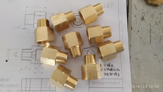 Processing custom all kinds of pipe fitting, CNC machining, brass fitting, made in China professional manufacturer