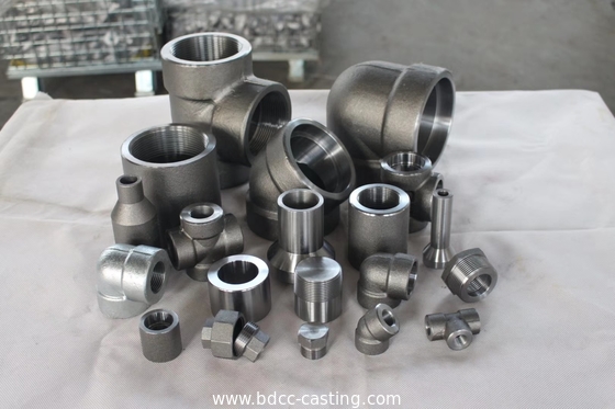 High Pressure Carbon Tee, CNC Precision Machining Metal Parts , All Kinds Of Materials Are Available