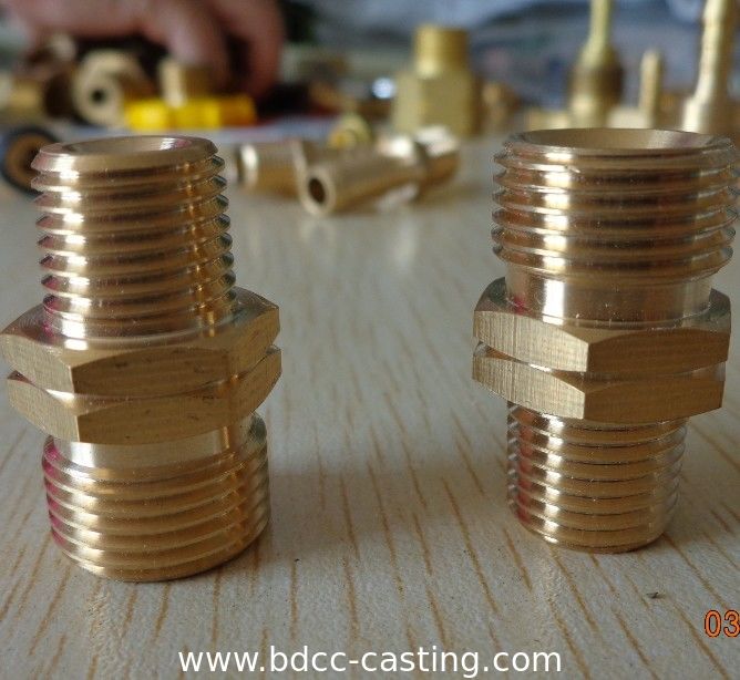Customized Hex Brass Pipe Fitting with all kinds of finishes, made in China professional manufacturer