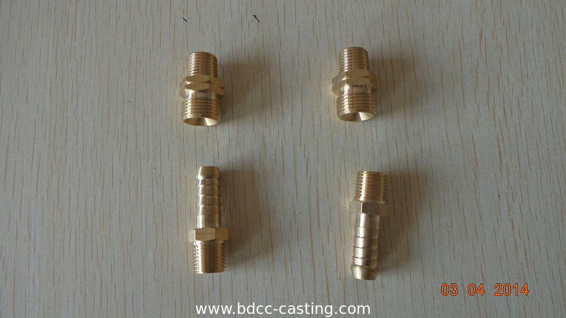 Customized brass hose fittings with all kinds of finishes, made in China professional manufacturer