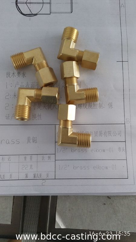 Customized Copper Fittings, All Kinds of Finishes are Available