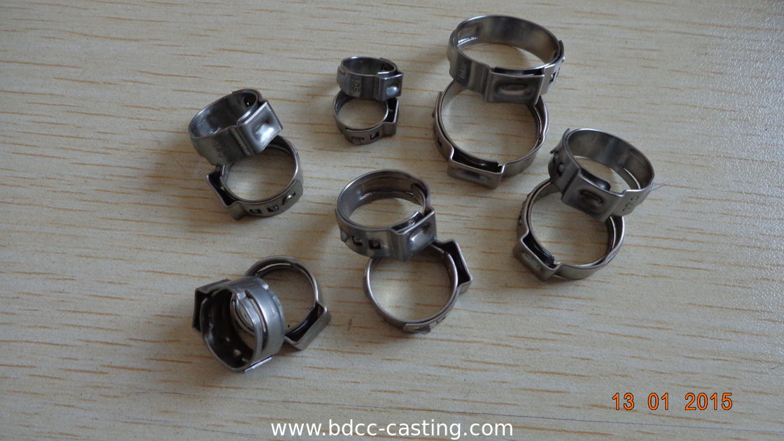 Single ear stainless steel tube clamp,Customized stainless steel hose clamps, made in China professional manufacturer