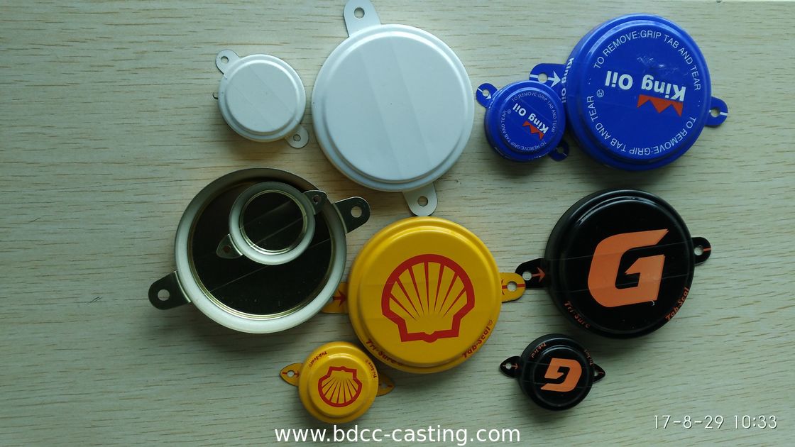 Custom Tab Seal, Tri-Sure,  Thread Cover, Vat Flange; Color Printing Can Be Customized According To Customer Requireme