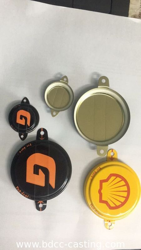 Custom Tab Seal, Tri-Sure,  Thread Cover, Vat Flange; Color Printing Can Be Customized According To Customer Requireme